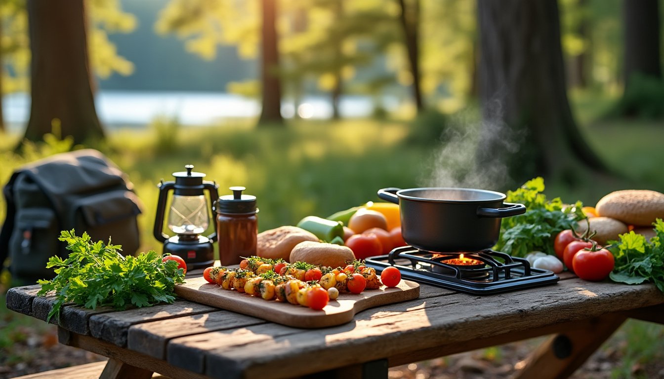 découvrez des idées de repas simples et savoureuses pour vos séjours en camping. recettes faciles à préparer en pleine nature pour des moments gourmands en plein air.