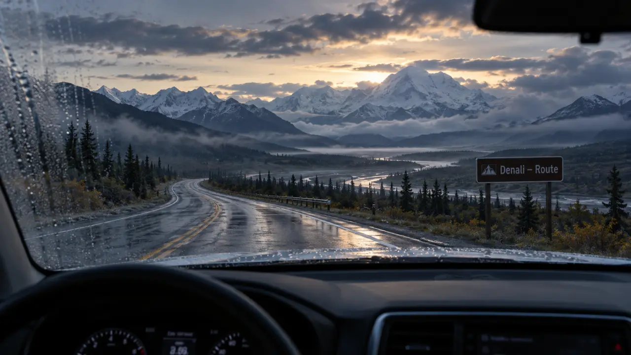 Organiser un voyage en Alaska : route vers Denali en voiture