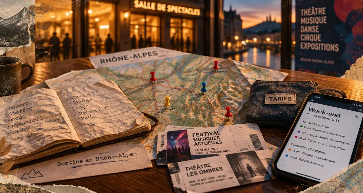 Que faire en Rhône-Alpes ce week end : idées de sorties et agenda weekend